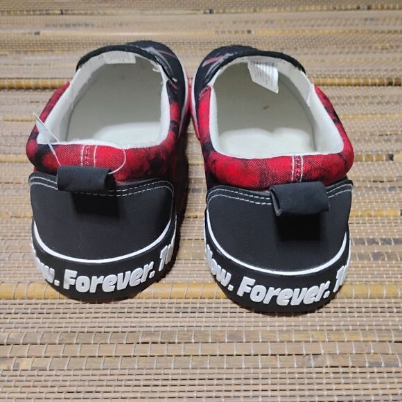 NEW WWE Official Merchandise Canvas Slip-on Casual Sneaker Men's size 11.5 - Picture 4 of 10